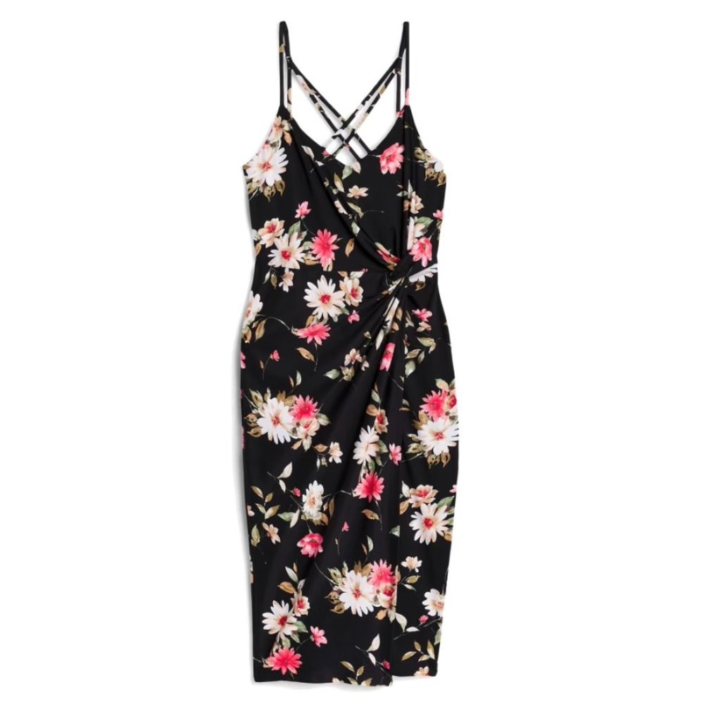 Valencia Knit Fitted Midi Dress